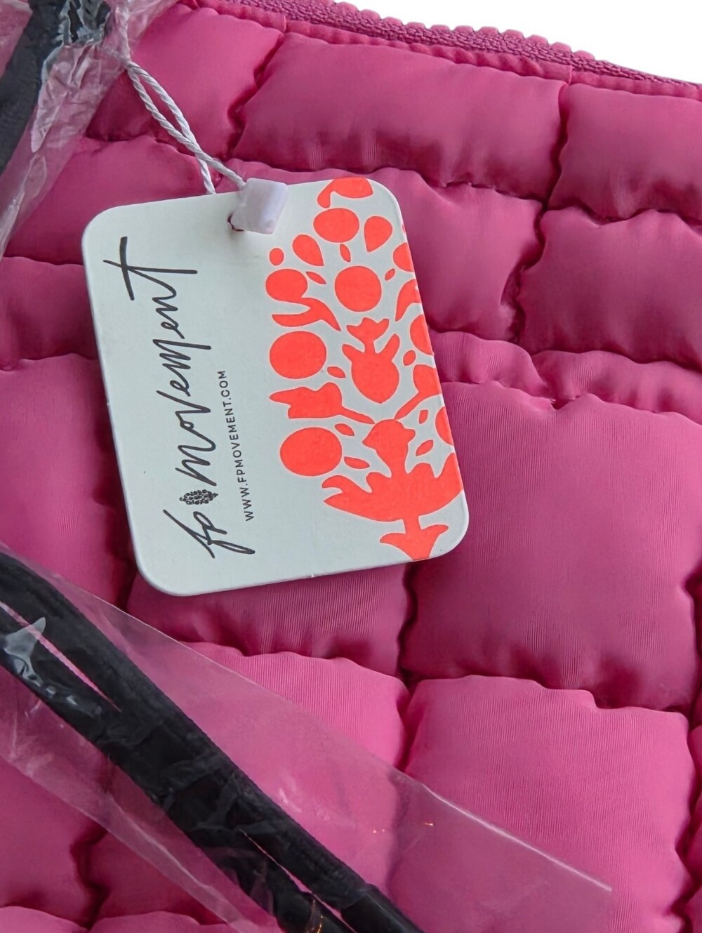 FP Movement Quilted Carryall Puffer Tote Bag Bubblegum Pink Oversized NWT - Picture 6 of 13